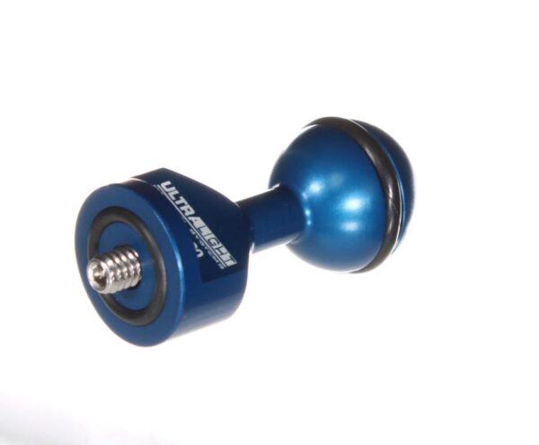 Ultralight AD-1420-2B-UB Blue Universal Ball Adapter With 1/4" Stud