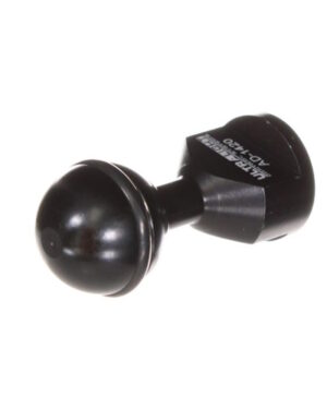 Ultralight AD-1420-2S Black Universal Ball Adapter With 1/4" Stud