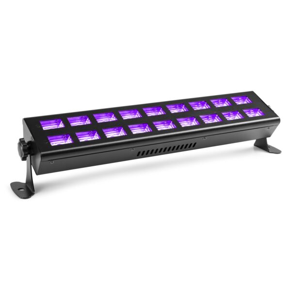 Beamz BUV293 UV LED Bar 2 x 9 UV 3W - Image 3