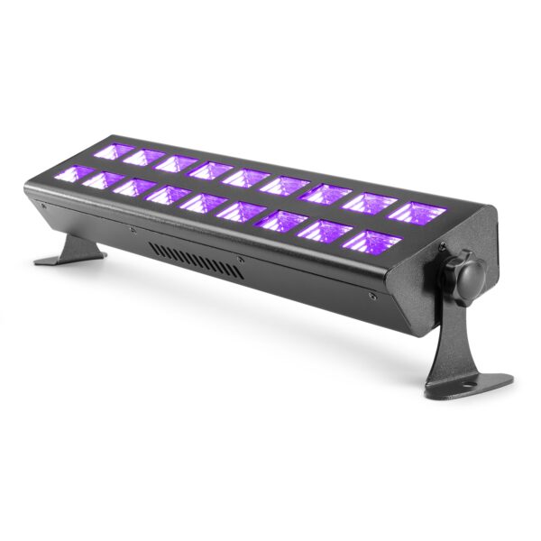 Beamz BUV293 UV LED Bar 2 x 9 UV 3W - Image 2