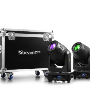 BeamZ Pro IGNITE300LED Moving Head BSW 2pcs - Flightcase