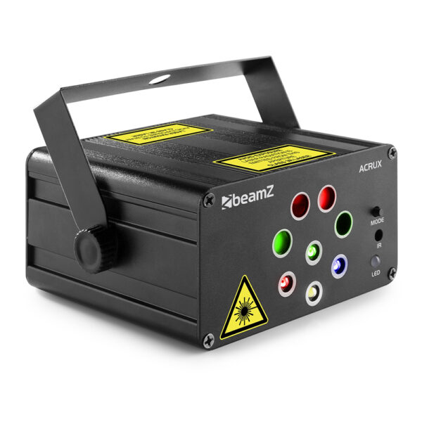 Beamz Acrux Quatro R/G Party Laser System with RGBW LEDs - Image 2