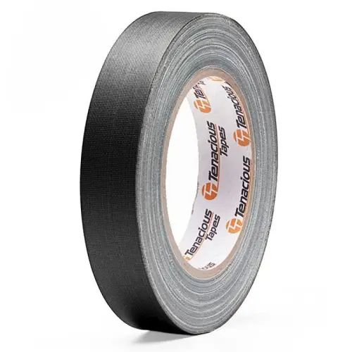 Tenacious K160 Cloth Tape Camera Matt Black 12mm x 25m (352 equivalent)