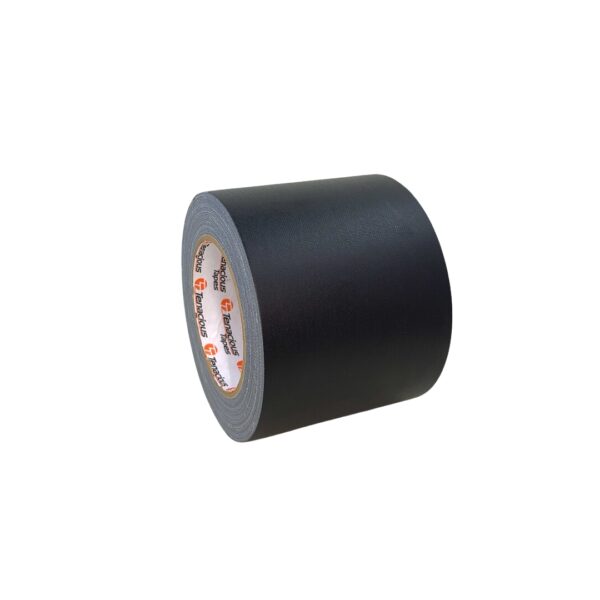 Tenacious K160 Cloth Tape Camera Matt Black 100mm x 25m (352 equivalent)