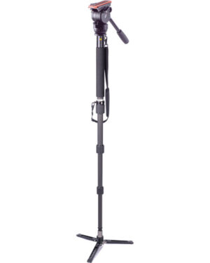 Miller AirV Fluid Head with Solo-Q Pod Base, Base Clamp Nut & Versa Camera Plate