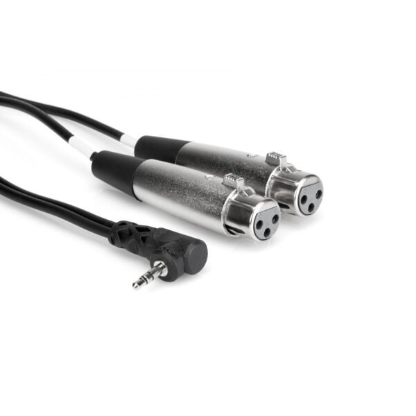 Hosa Y Cable 3.5mm TRS - XLR3F 1Ft | 0.3m