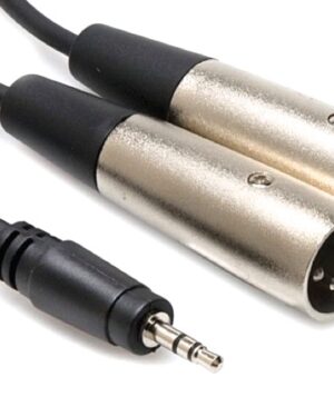 Hosa Y Cable 3.5mm TRS - XLR3M 2Ft | 0.6m
