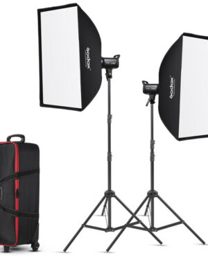 Godox SL100D 2 Head LED Daylight Octa Softbox Kit