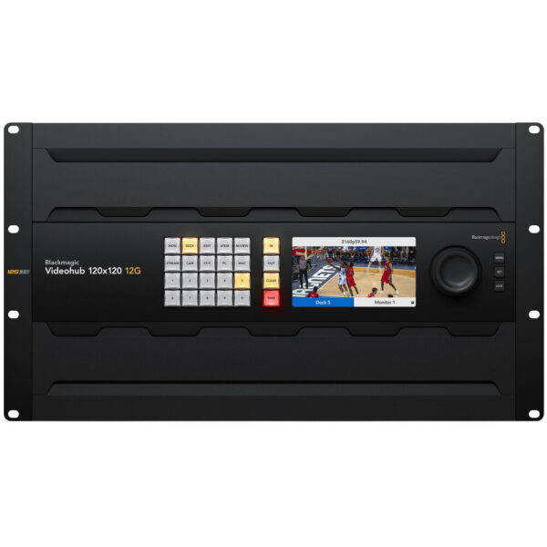 Blackmagic Design Videohub 120x120 12G Zero-Latency Video Router - Image 3