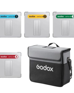 Godox KNOWLED Liteflow 25 4 Piece Kit + Cloth Bag