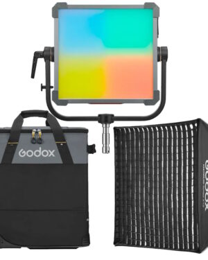 Godox KNOWLED P300R 1x1 RGB Panel Inc Case & Softbox