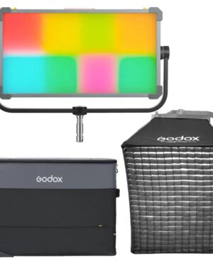 Godox KNOWLED P600R 1x2 RGB Panel Inc Case & Softbox