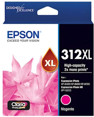 Epson 312XL Magenta Ink Claria Photo HD