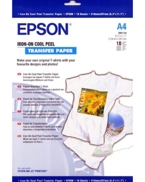 Epson Iron-on Transfer Paper A4 124gsm 10 Sheets