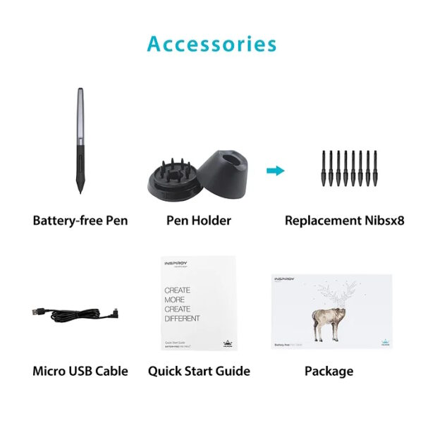 Huion Pen Tablet Inspiroy H640P - Image 9