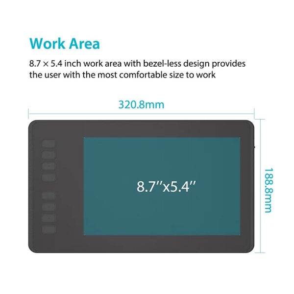 Huion Pen Tablet Inspiroy H950P - Image 8