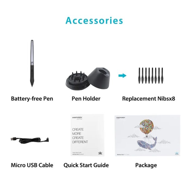Huion Pen Tablet Inspiroy H950P - Image 9