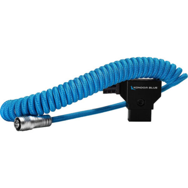 Kondor Blue Coiled D-Tap To 4 Pin Portkeys Monitor BM5/HH7/HS7T - Image 2