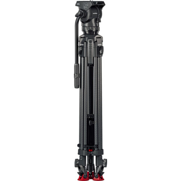 Sachtler 75/2 Mark II Carbon Fibre Tripod System with Ace XL Head & Mid-Level Spreader - Image 4