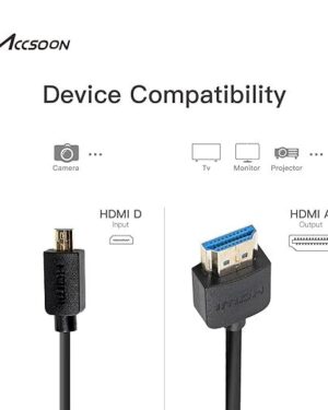 Accsoon HDMI Cable - Type A-Type D