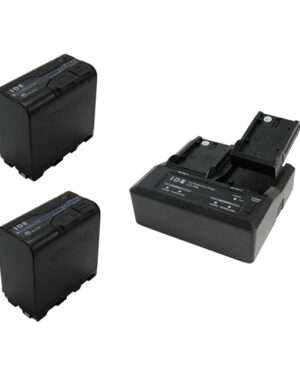 IDX LC-2A 7.4V/7.2V 2ch Simultaneous Charger & 2x SL-F50 Batteries