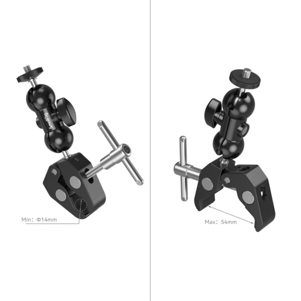SmallRig Crab-Shaped Clamp Kit with Ballhead Magic Arm 1138B - Image 5