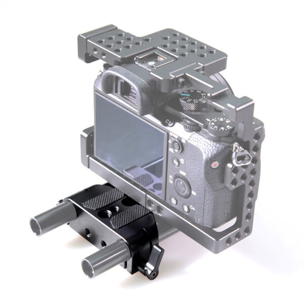SmallRig Bottom Mount Plate with Dual 15mm Rod Clamp 1674 - Image 8