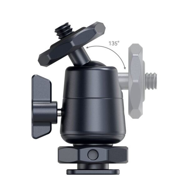 SmallRig mini Ball-Head Mounting Support Kit with Removable Cold Shoe (2pcs) 2948B - Image 4