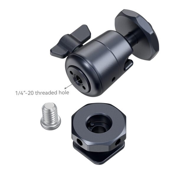 SmallRig mini Ball-Head Mounting Support Kit with Removable Cold Shoe (2pcs) 2948B - Image 5