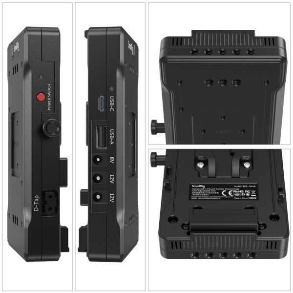 SmallRig Advanced V-Mount Battery Mount Plate with Adjustable Arm 3204B - Image 3