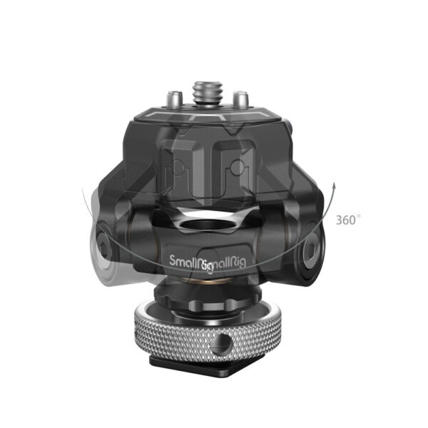 SmallRig Drop-in HawkLock mini Quick Release Monitor Mount with Cold Shoe 3514C - Image 5