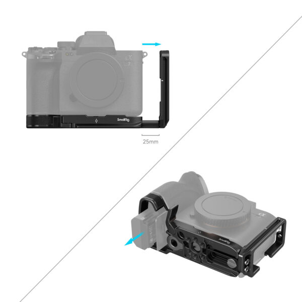 SmallRig L-Bracket for Sony Alpha 7R V / Alpha 7 IV / Alpha 7S III / Alpha 1 / Alpha 7R IV / Alpha 9 II 3660B - Image 4