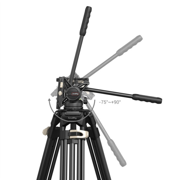 SmallRig Heavy-Duty Fluid Head Tripod AD-01 3751B - Image 5