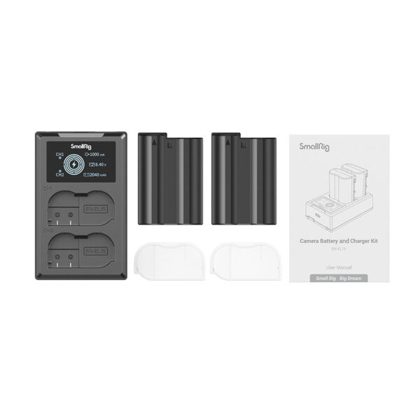 SmallRig EN-EL15 Camera Battery and Charger Kit 3820B - Image 8