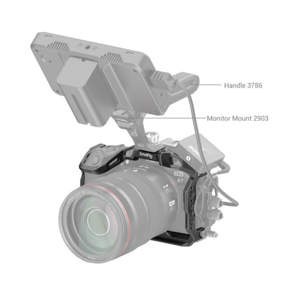 SmallRig "Black Mamba" Cage for Canon EOS R7 4003B - Image 5