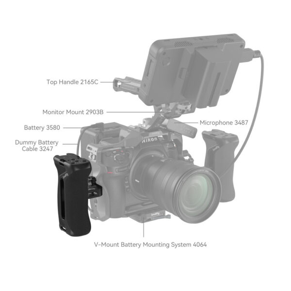 SmallRig Side Handle with 1/4"-20 Screws 4015 - Image 6