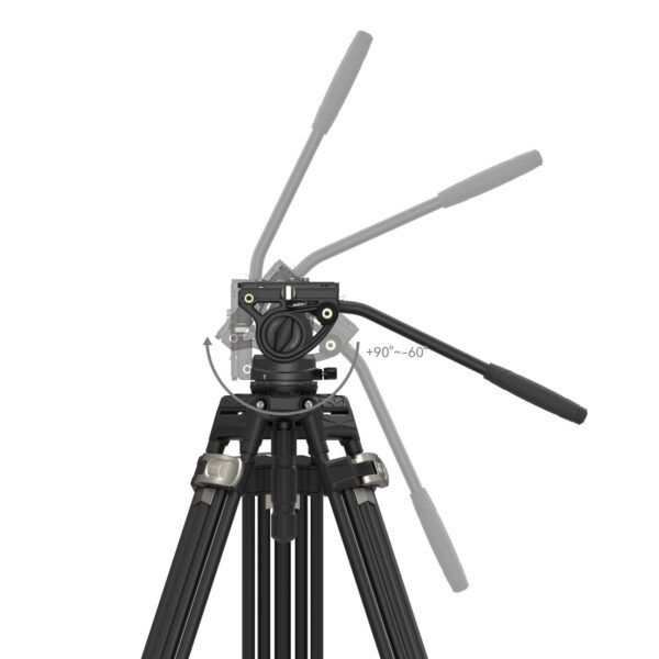 SmallRig "FreeBlazer" Heavy-Duty Aluminum Alloy Tripod Kit AD-80 4163 - Image 2