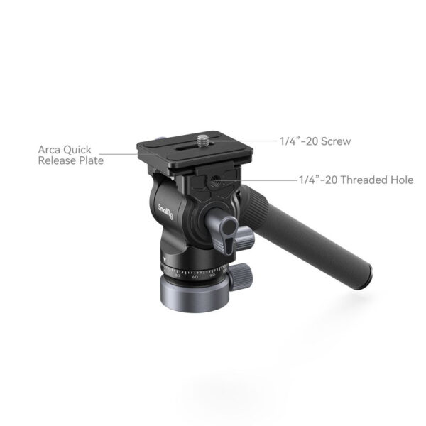SmallRig Video Head Mount Plate with Leveling Base CH20 4170B - Image 5