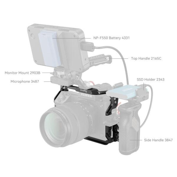 SmallRig Cage Kit for FUJIFILM GFX100 II 4201 - Image 6