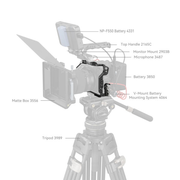 SmallRig Cage Kit for FUJIFILM GFX100 II 4201 - Image 8