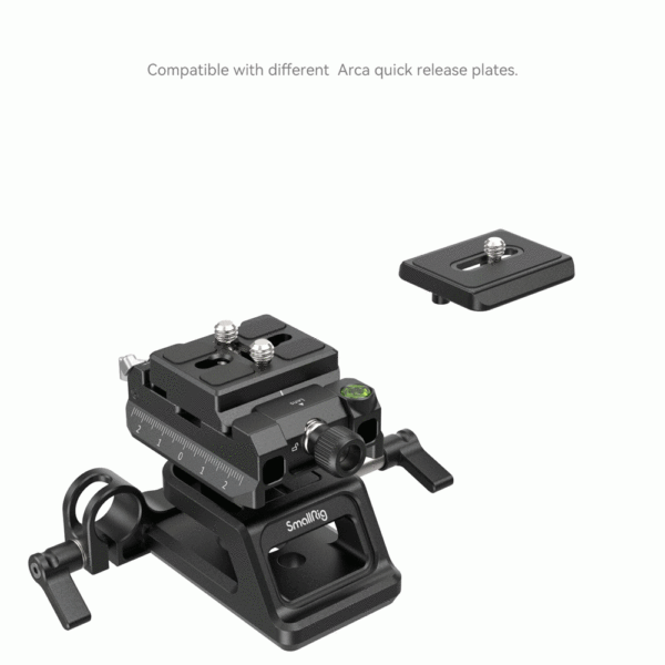 SmallRig Universal Arca-Swiss Height-Adjustable Mount Plate Kit 4233 - Image 7