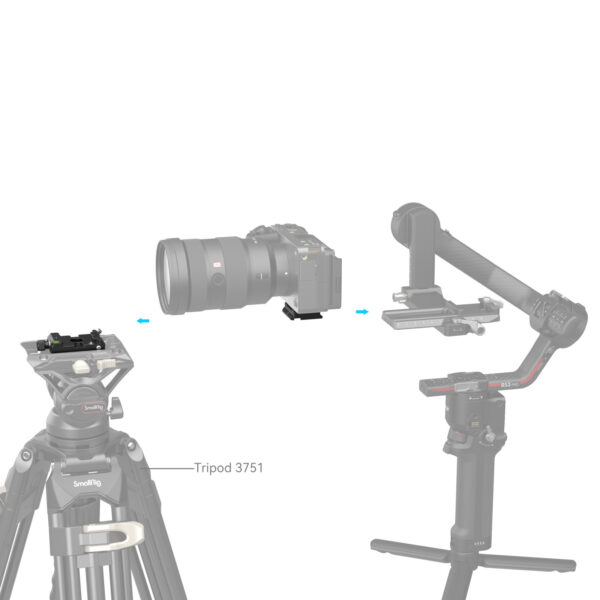 SmallRig Arca-Swiss / Manfrotto Compatible Mount Plate Kit 4234 - Image 7