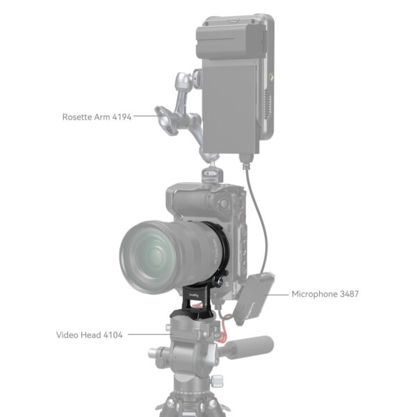 SmallRig Rotatable Horizontal-to-Vertical Mount Plate Kit for Sony Alpha 1 / Alpha 7 / Alpha 9 / FX Series 4244 - Image 8