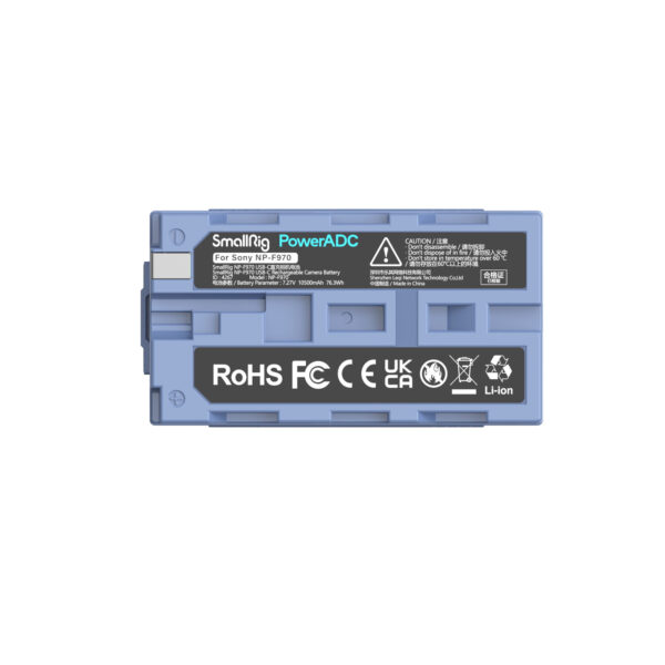 SmallRig NP-F970 USB-C Rechargeable Camera Battery 4267 - Image 9