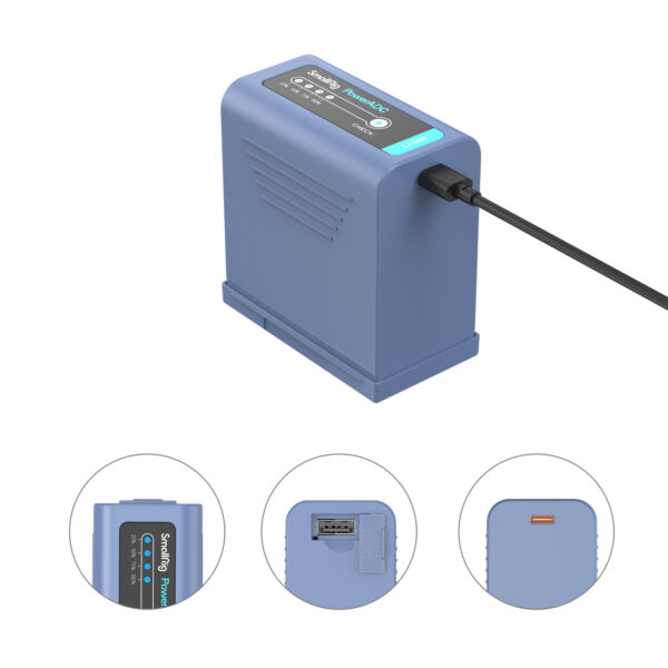 SmallRig NP-F970 USB-C Rechargeable Camera Battery 4267 - Image 5