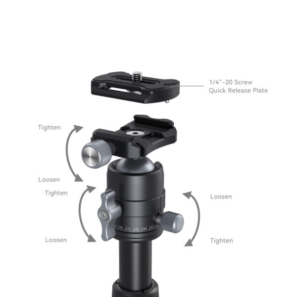 SmallRig Aluminum Mini Tripod VT-20 4289 - Image 4
