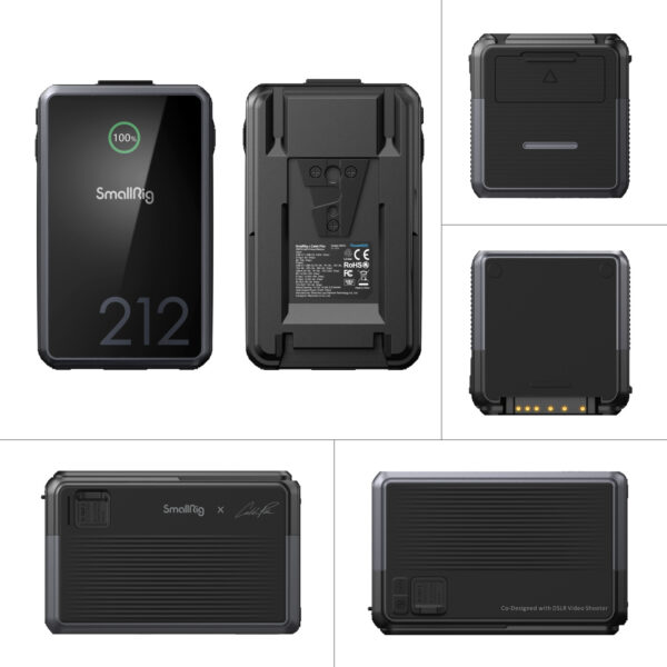 SmallRig x Caleb Pike VB212 mini V Mount Battery 4293 - Image 3