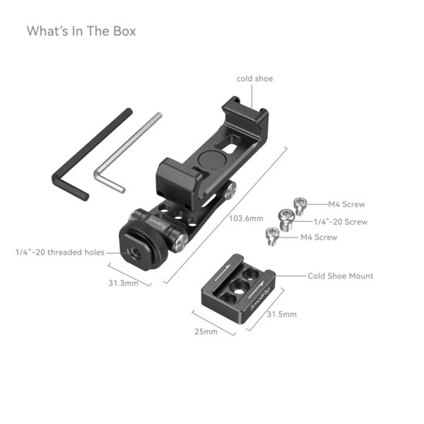 SmallRig Phone Holder for DJI Gimbals 4301 - Image 5