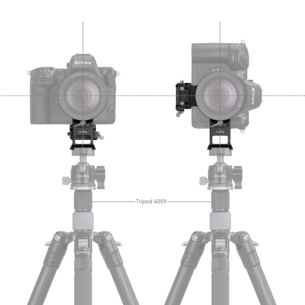 SmallRig Rotatable Horizontal-to-Vertical Mount Plate Kit for Nikon Specific Z Series Cameras 4306 - Image 4