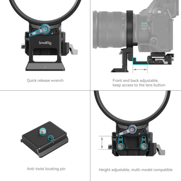 SmallRig Rotatable Horizontal-to-Vertical Mount Plate Kit for Nikon Specific Z Series Cameras 4306 - Image 7